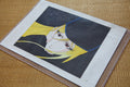 Hand drawn Galaxy Express 999 manga panel Maetel starfield vintage comic art